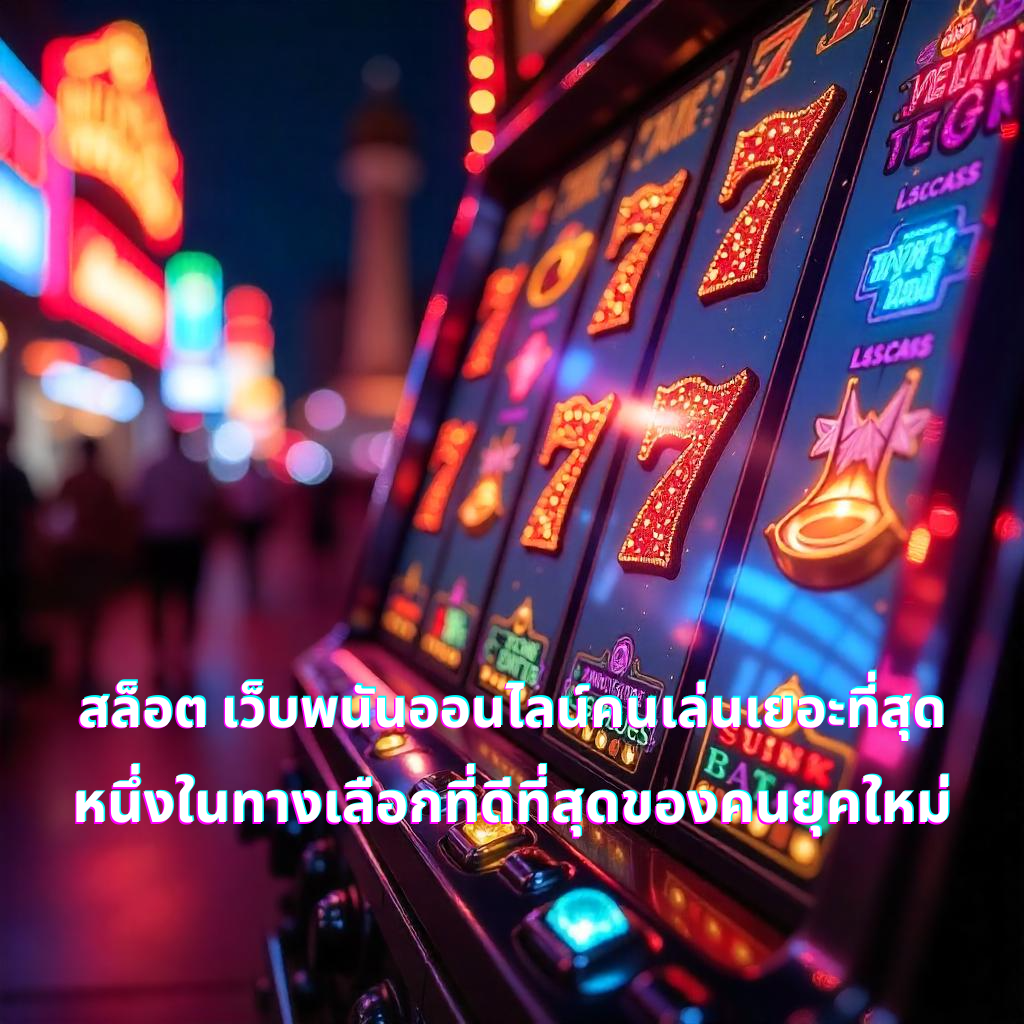 สล็อต เว็บพนันออนไลน์คนเล่นเยอะที่สุด หนึ่งในทางเลือกที่ดีที่สุดของคนยุคใหม่
