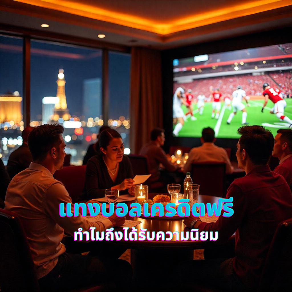 แทงบอลเครดิตฟรี ทำไมถึงได้รับความนิยม